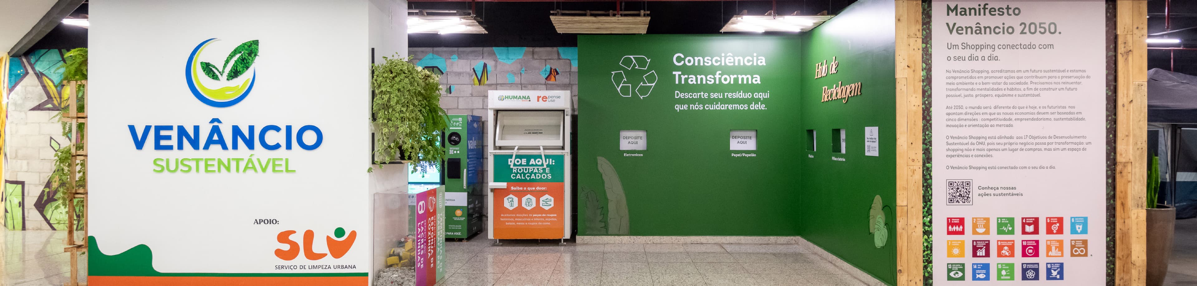 Sustentabilidade no Venâncio Shopping