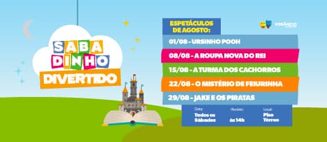 Banner do evento Sabadinho Divertido